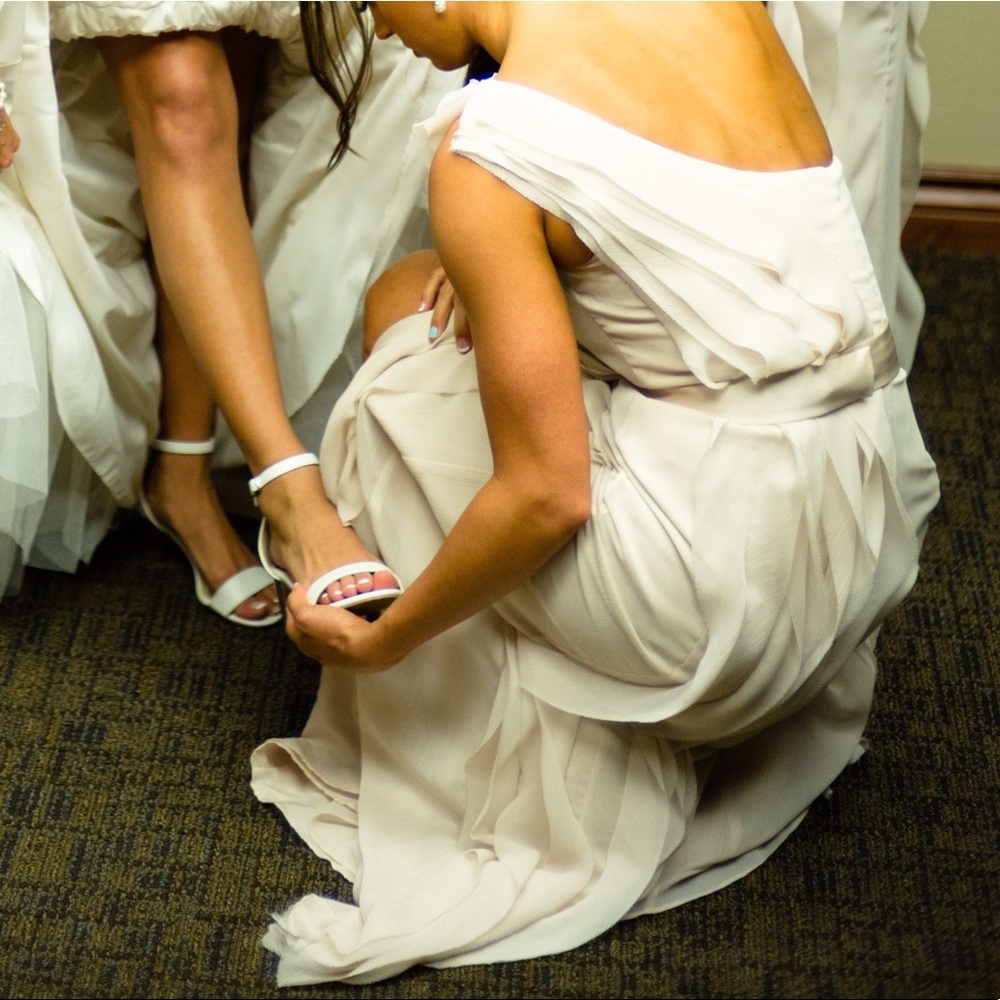 White by Vera Wang bridesmaid dress